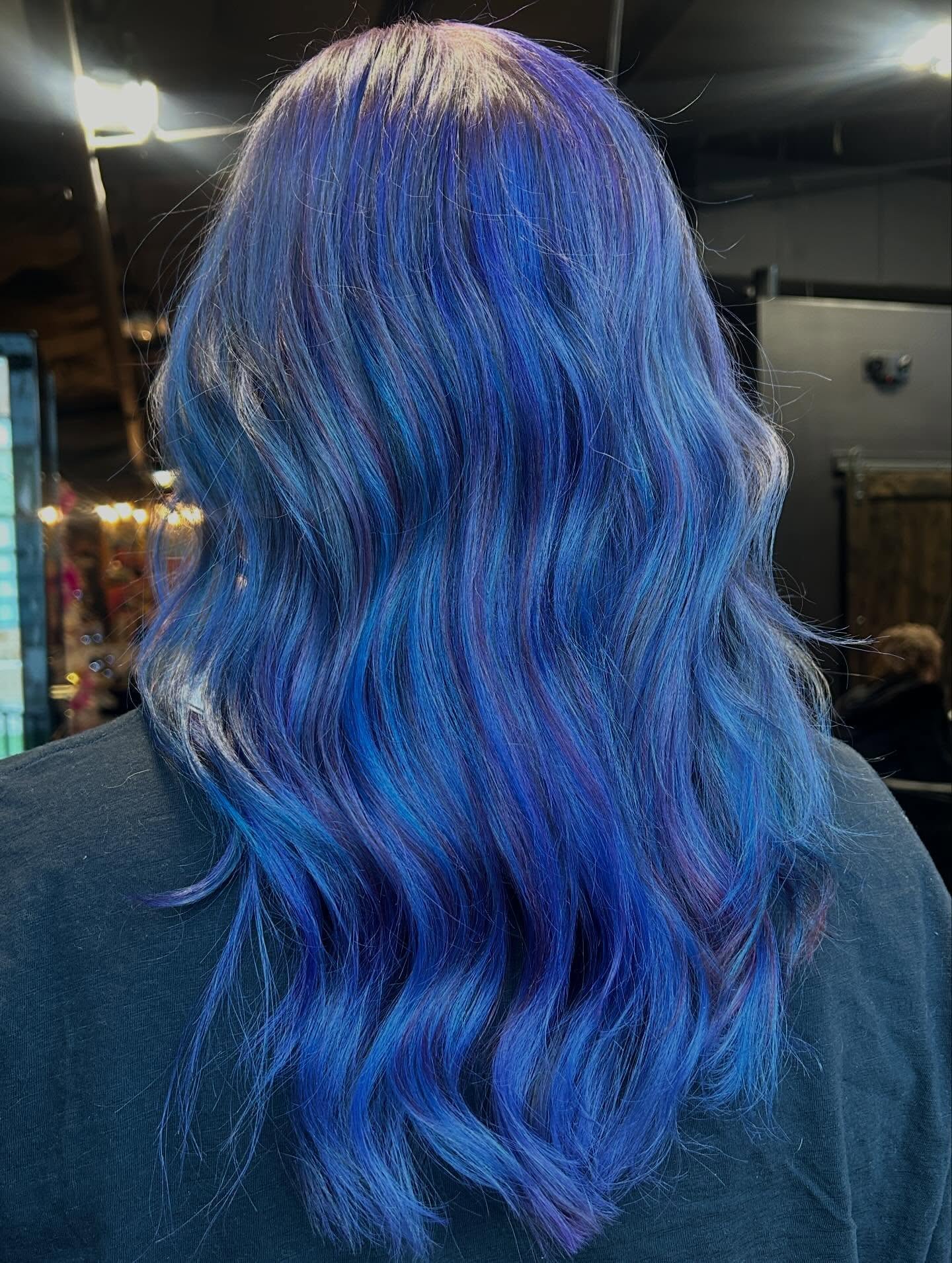 Blue vivid color by Mary Elizabeth Brooks