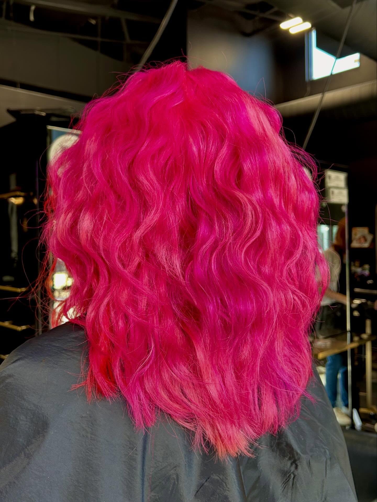 Bright pink vivid color by Mary Elizabeth Brooks