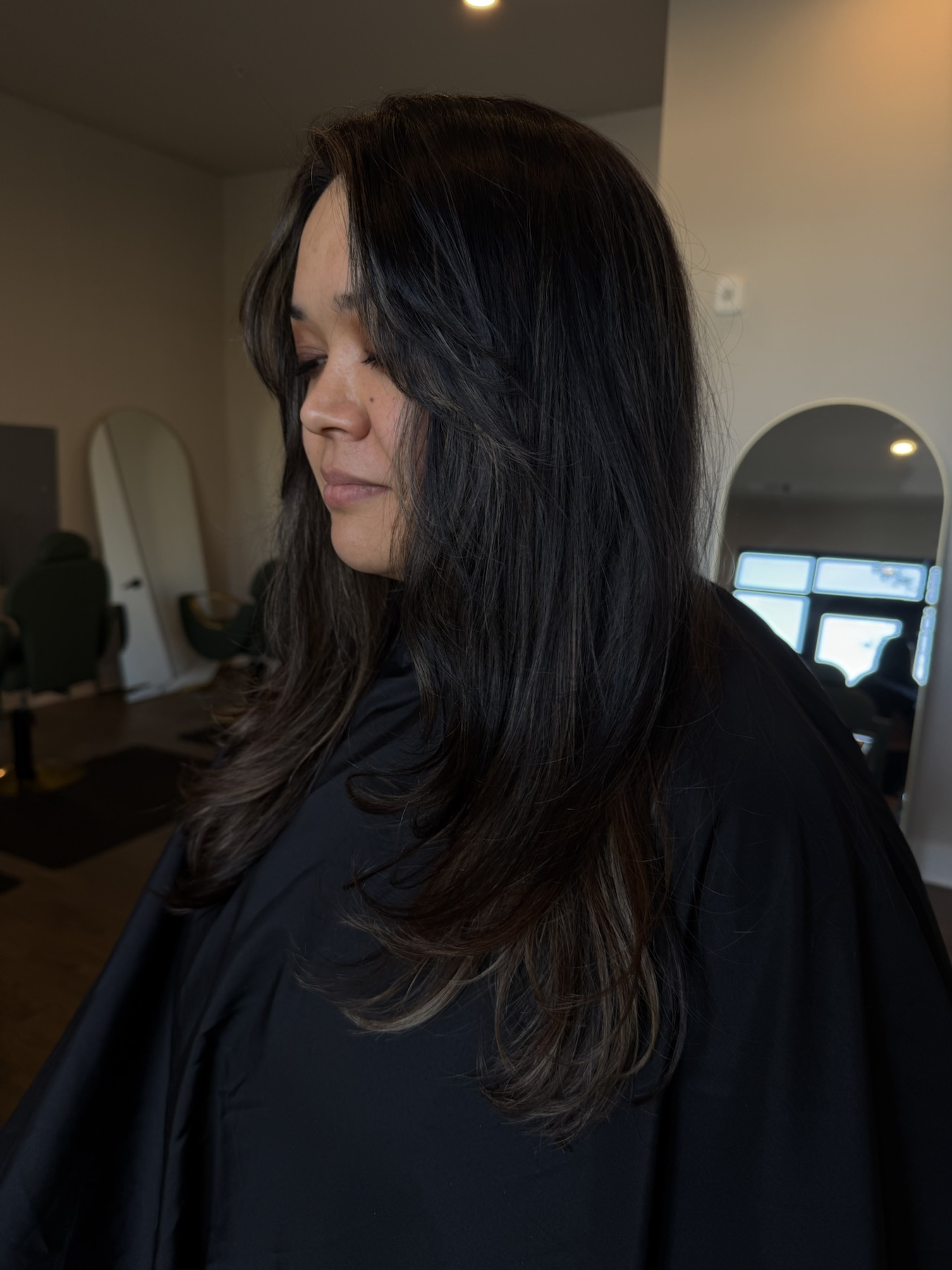 Hair extensions by Mariah Brasel