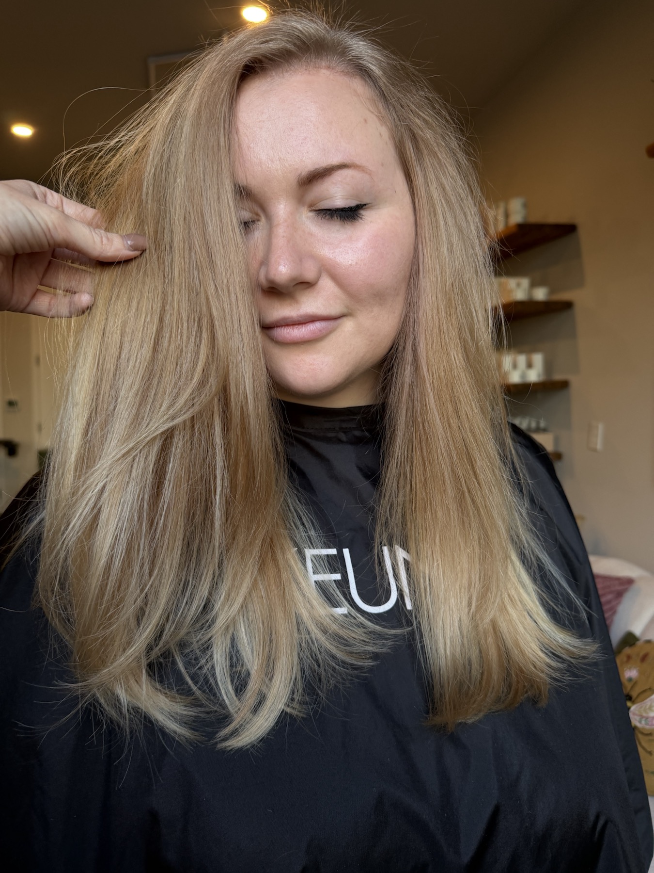 Hair styling by Mariah Brasel